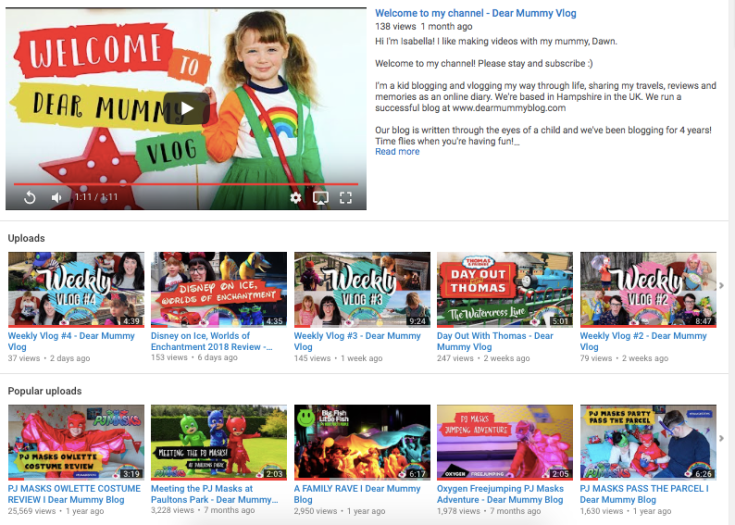 Dear Mummy Vlog
