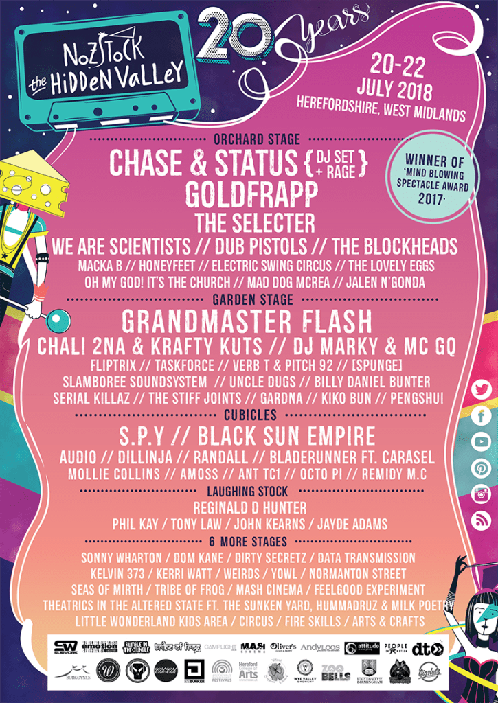 NozStock Festival 2018 Music Line-Up