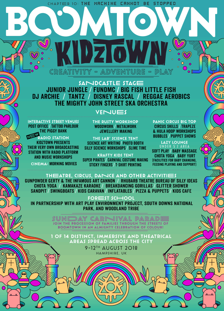 Boomtown Kidztown line-up