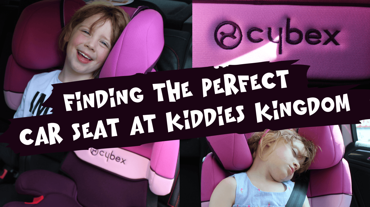 Finding the perfect car seat at Kiddies Kingdom
