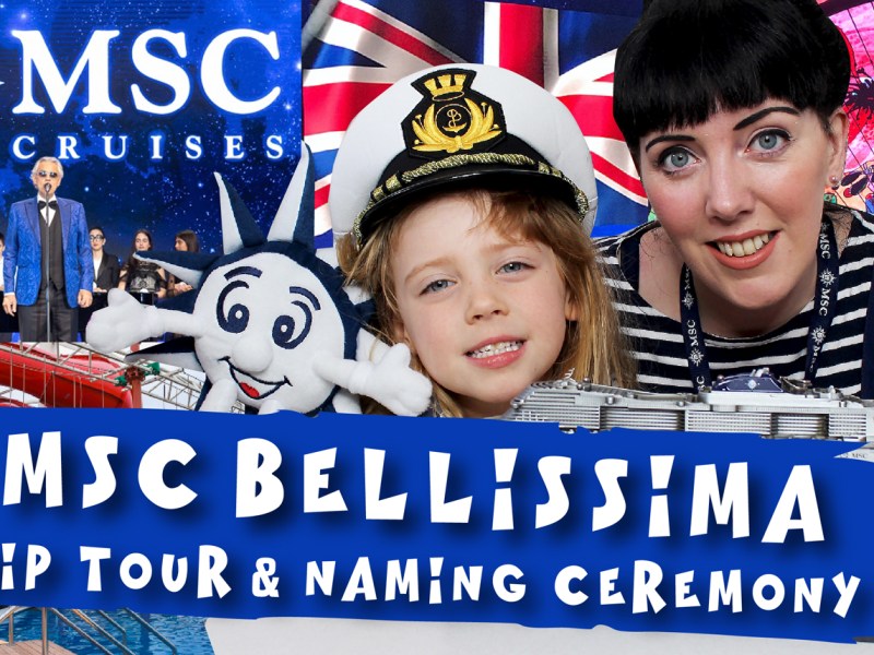 Onboard the MSC Bellissima for her naming&nbsp;ceremony