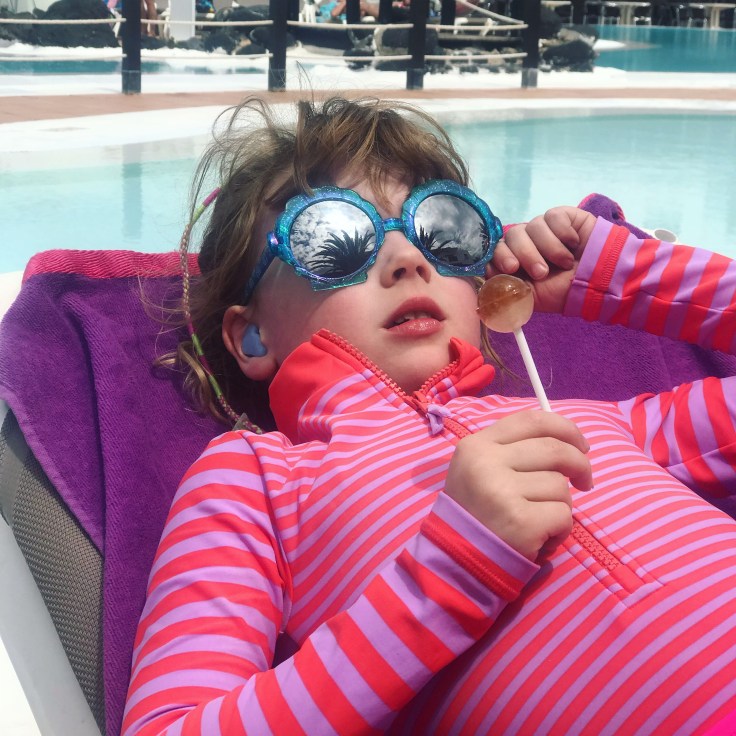 Sunbathing in Corralejo, Fuerteventura