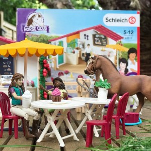 Schleich Horse Club Riders Cafe Playset Review