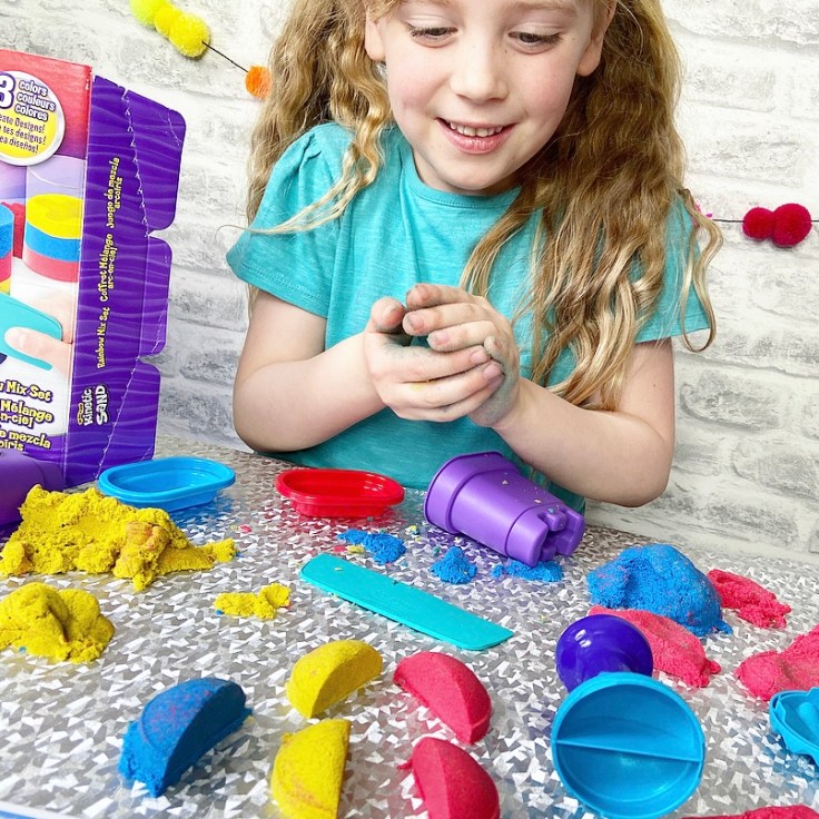 Kinectic Sand rainbow