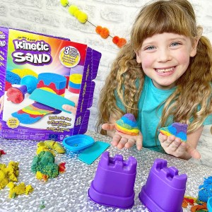 Kinetic Sand Rainbow Mix Set Review