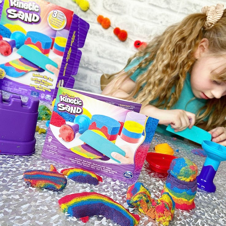 Kinetic Sand Rainbow Mix Set Review