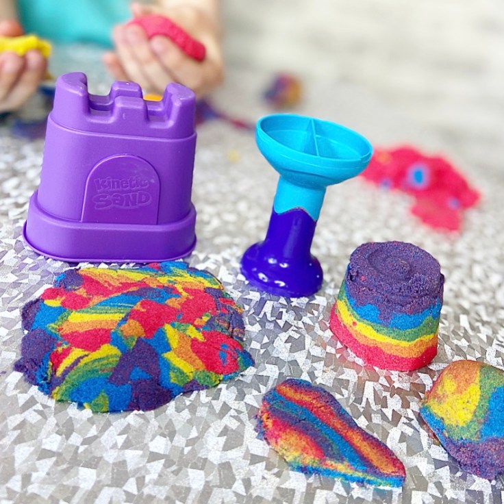 Kinetic Sand Rainbow Mix Set Review